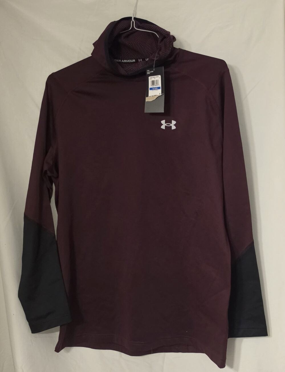 Under Armor XL Hoodie Cold Gear Coldgear Red Black NWT Athletic Running Fall NWT
